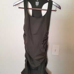 Blanqi Olive Green Maternity Dress